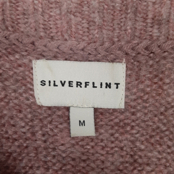 Silverflint Colorblock Tunic Sweater Size Medium - Picture 5 of 8